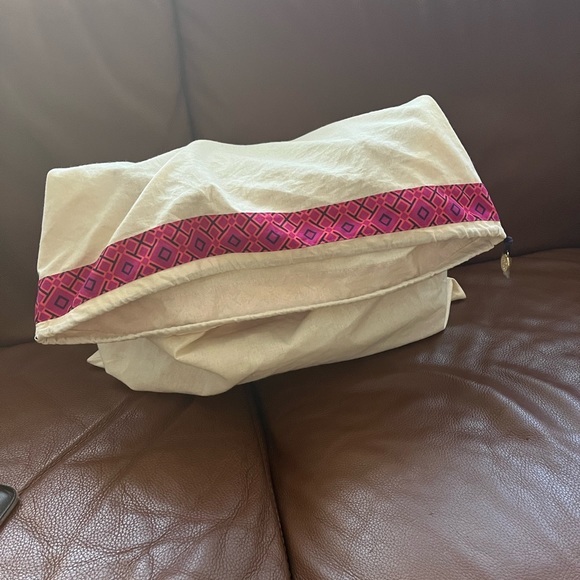 NWT Tory Burch Frances Satchel color Bark - Picture 4 of 7